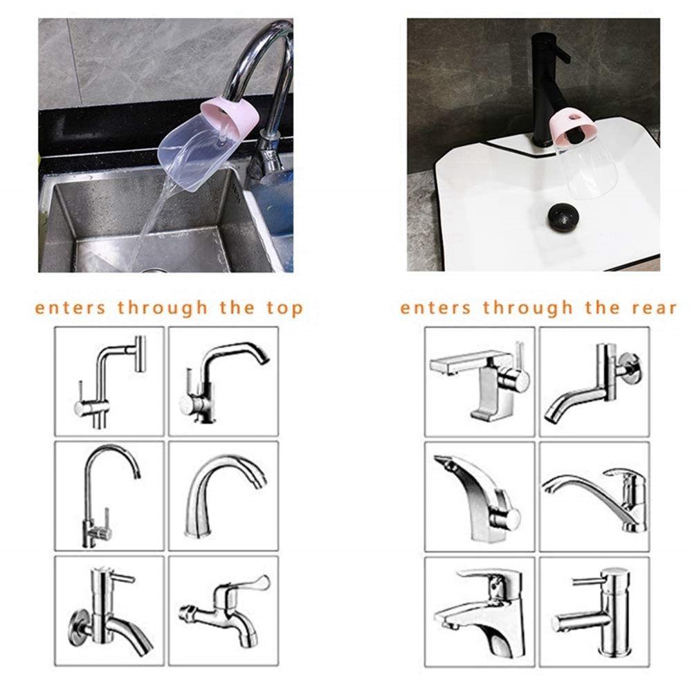 Lanfy Faucet Extender Splash Proof Untuk Anak Perlengkapan Dapur Cuci Tangan Hemat Air Washing Helper Faucet Extension