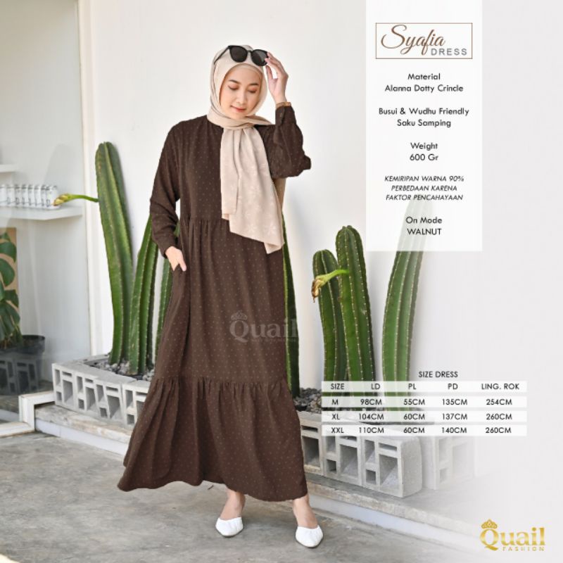Gamis Syafia Dress by Quail Hijab