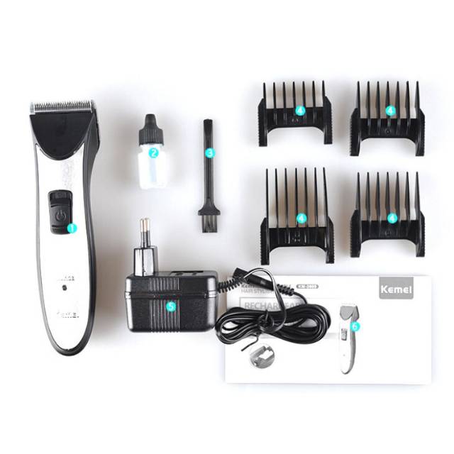 Kemei KM-3909 Hair Clipper Alat Mesin Cukur Rambut