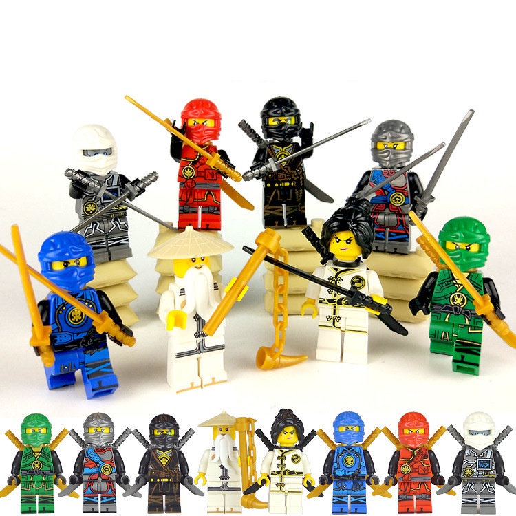 Mainan Balok Susun Minifigure Model Ninja Untuk Anak