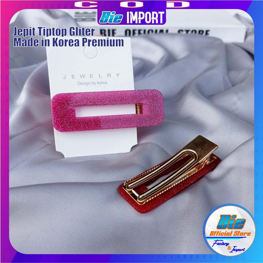 Jepit Rambut Made in Korea Gliter Diamond Premium Impor Best Seller