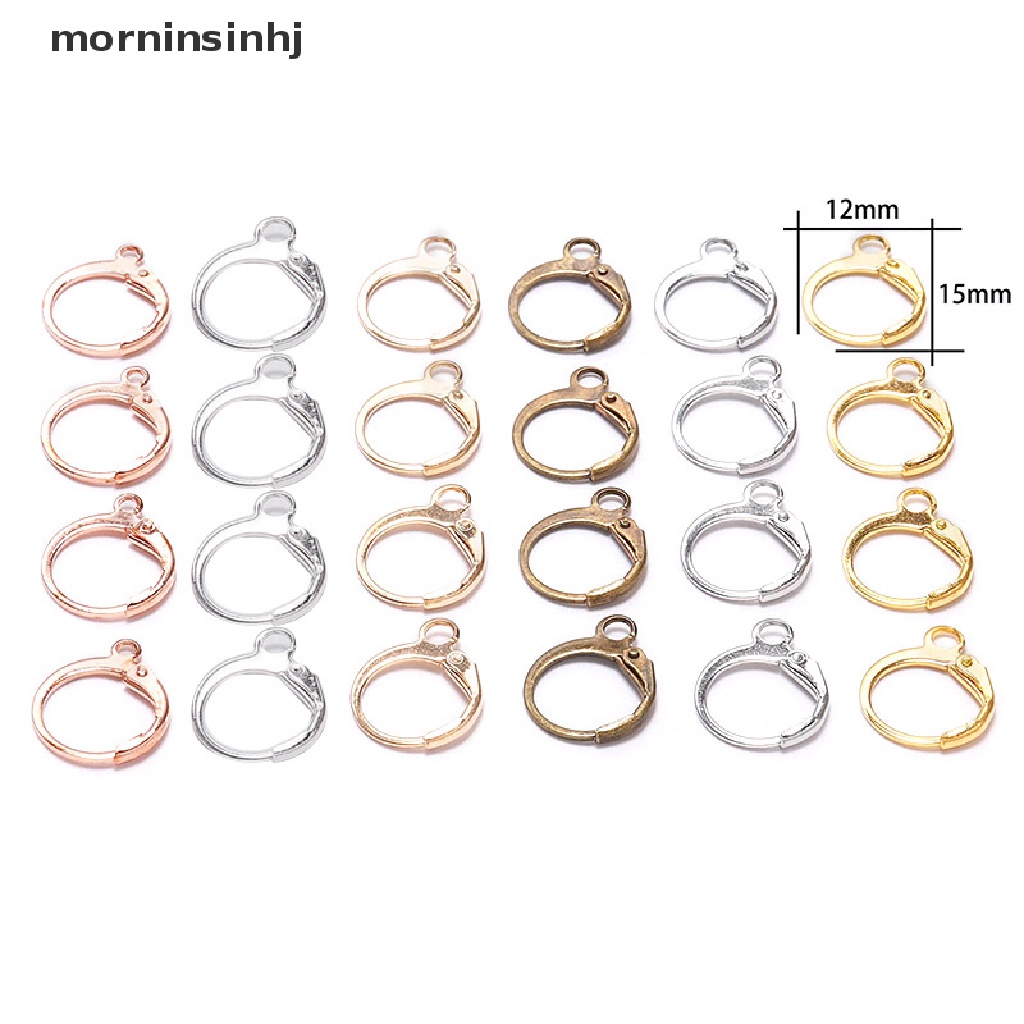 Mornin 20pcs / Set Anting Hoops Diy Untuk Wanita