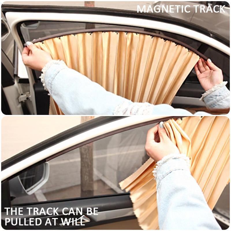 4 Pcs Tirai Mobil Magnet Car Magnetic Sunshade High Quality