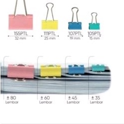 

Binder klip joyko pastel 107-PTL/105-PTL/155-PTL/111-PTL