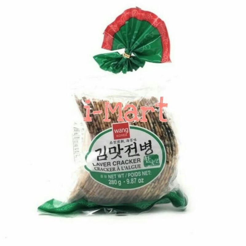 Jual Wang Korean Cracker Laver Cracker /Kreker Rasa Rumput Laut 280gr