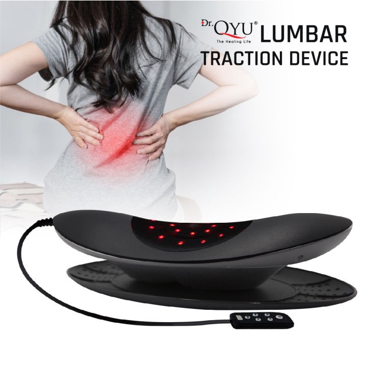 DR QYU LUMBAR TRACTION DEVICE ALAT TERAPI SYARAF KEJEPIT DENGAN TEKNOLOGI TRAKSI MAGNETIC HEATING ORIGINAL GOGOMALL GARANSI RESMI