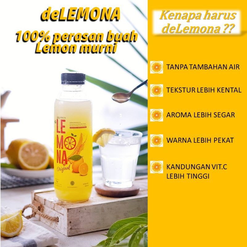 

de Lemona / minuman perasan lemon / minuman kesehatan