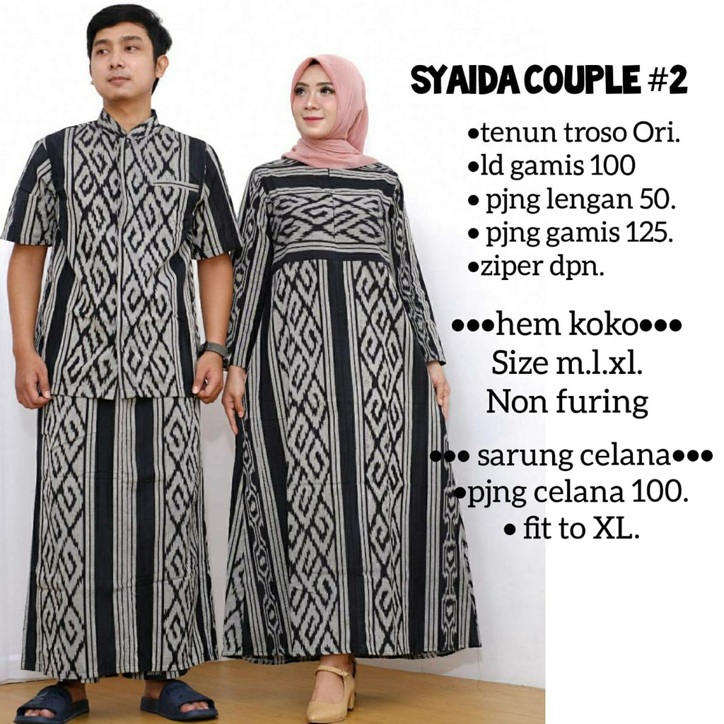 Syaida couple ori tenun troso