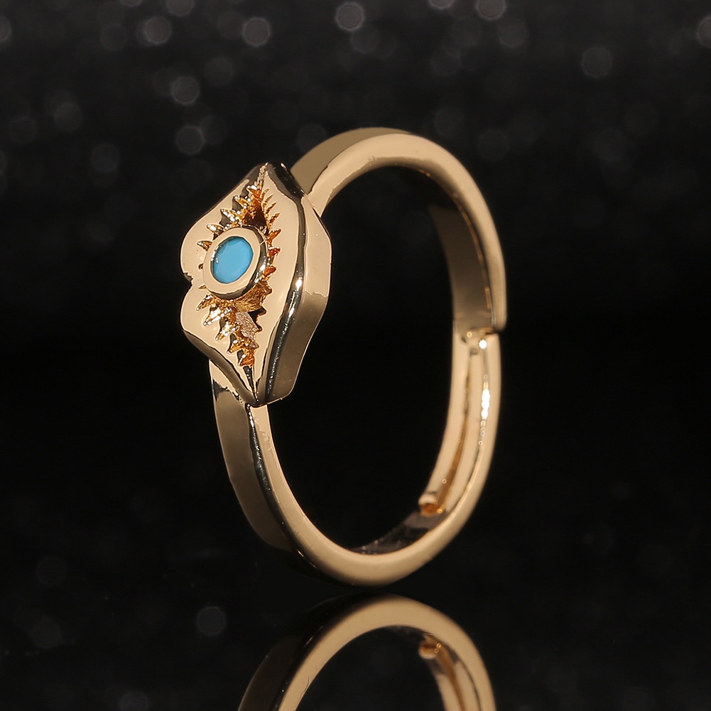 Baru perhiasan tangan kecil desain bibir pembukaan cincin cincin adjustable aksesoris