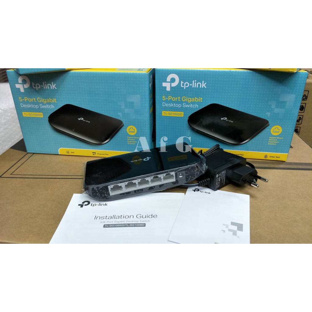 TP-LINK TL-SG1005D : 5 Port Gigabit Desktop Switch Hub