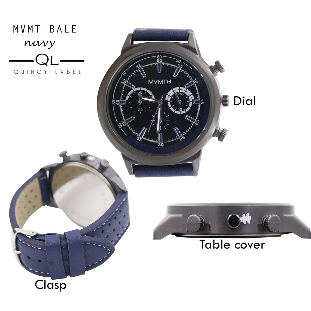 GRATIS ONGKIR  MVMT Bale - Jam Tangan MVMT Pria - Strap Kulit