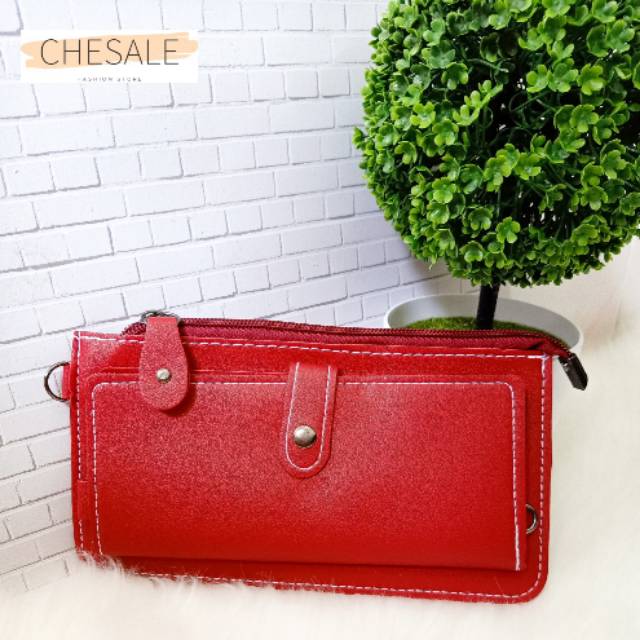 Chesale - Dompet wanita panjang dompet murah import dompet wanita bahan miniso