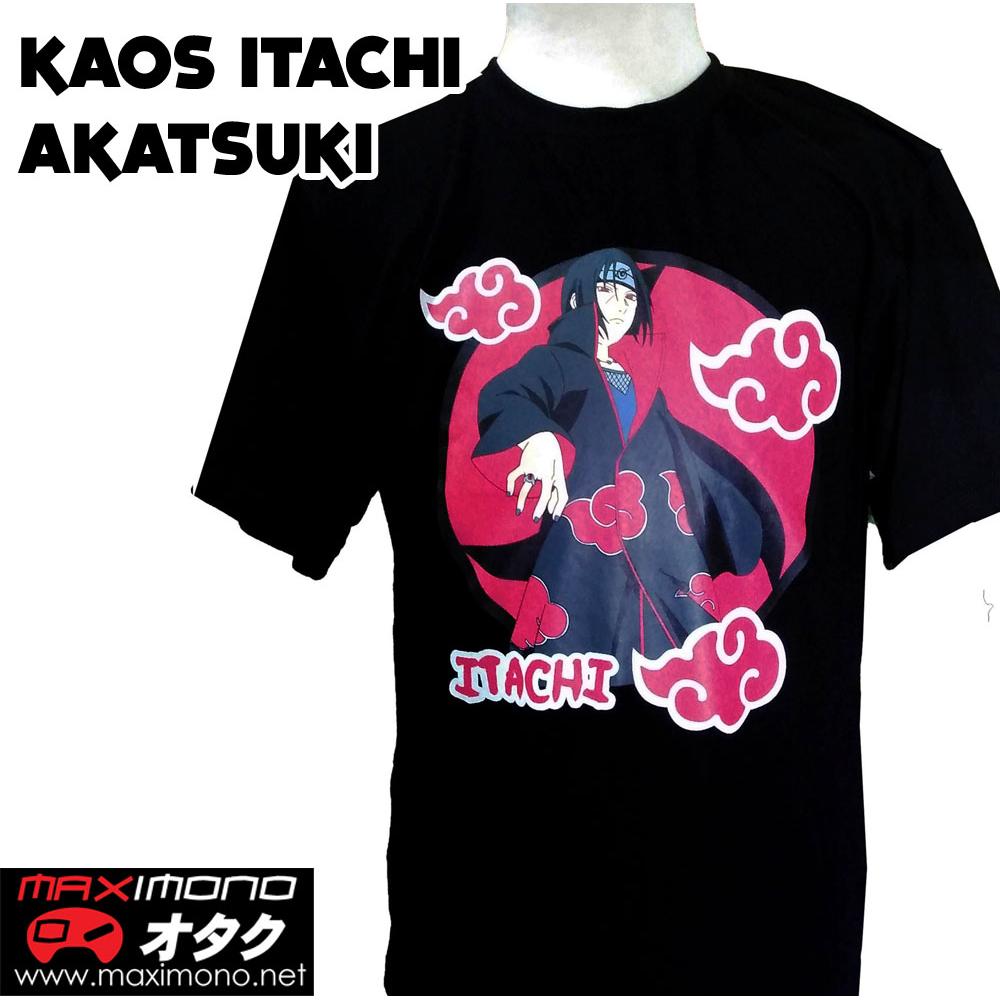 Kaos Anime Uchiha Itachi Naruto Shippuden Shopee Indonesia