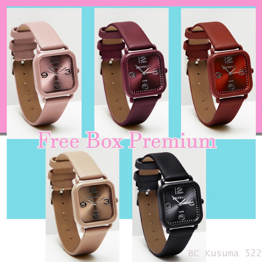 JAM TANGAN WANITA BRUN BRUN PARIS  NAYLA  5 WARNA PREMIUM IMPORT ORIGINAL REG 2021 TERBARU
