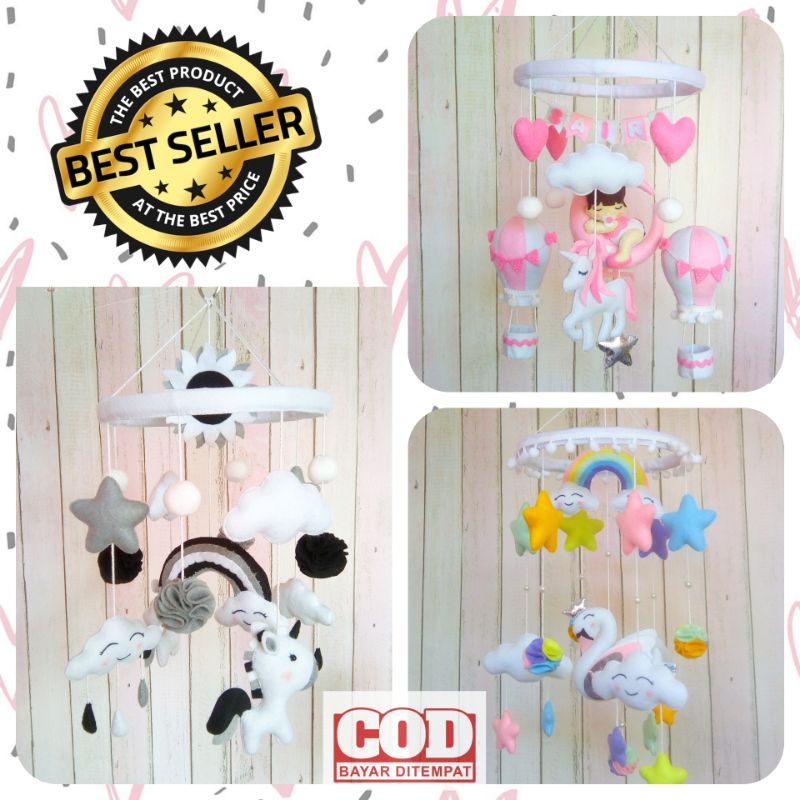 Mainan gantung bayi  Baby mobile  Mainan box bayi  Mainan bayi