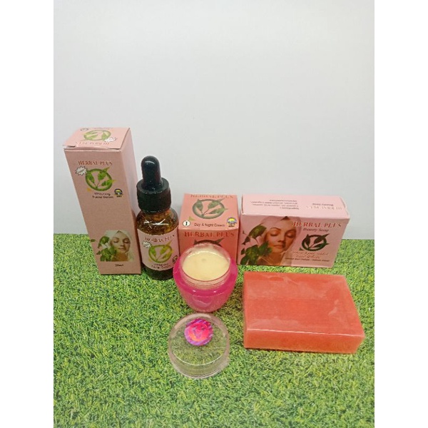 PAKET CREAM HERBAL PLUS ORIGINAL 3in1 ( Cream - Serum - Sabun )