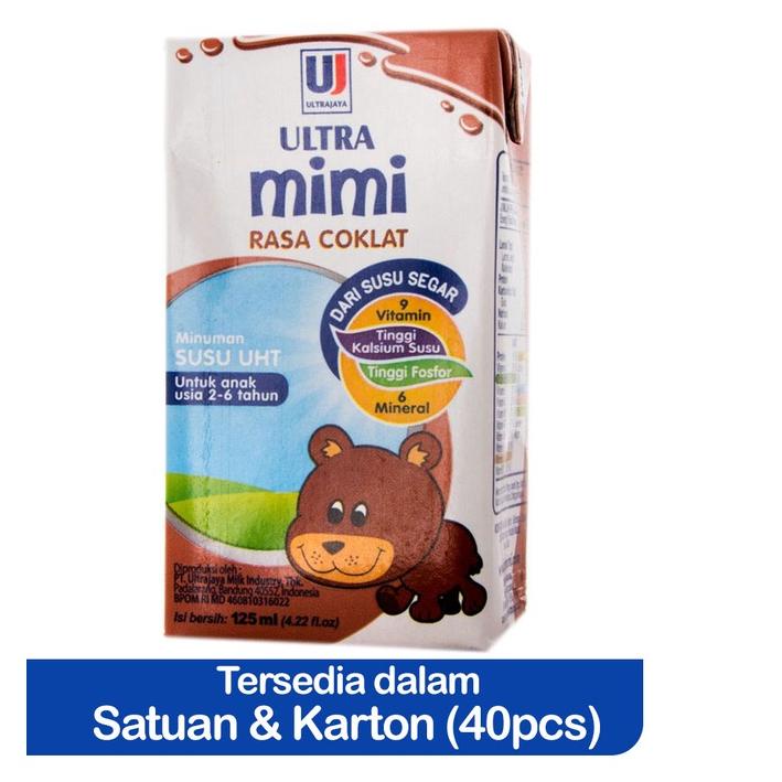 

Berkualitas! ULTRA MIMI 125ML KARTONAN ISI 40 PCS RASA CHOCO STRAWBERRY FULL CREAM DAN VANILA ~