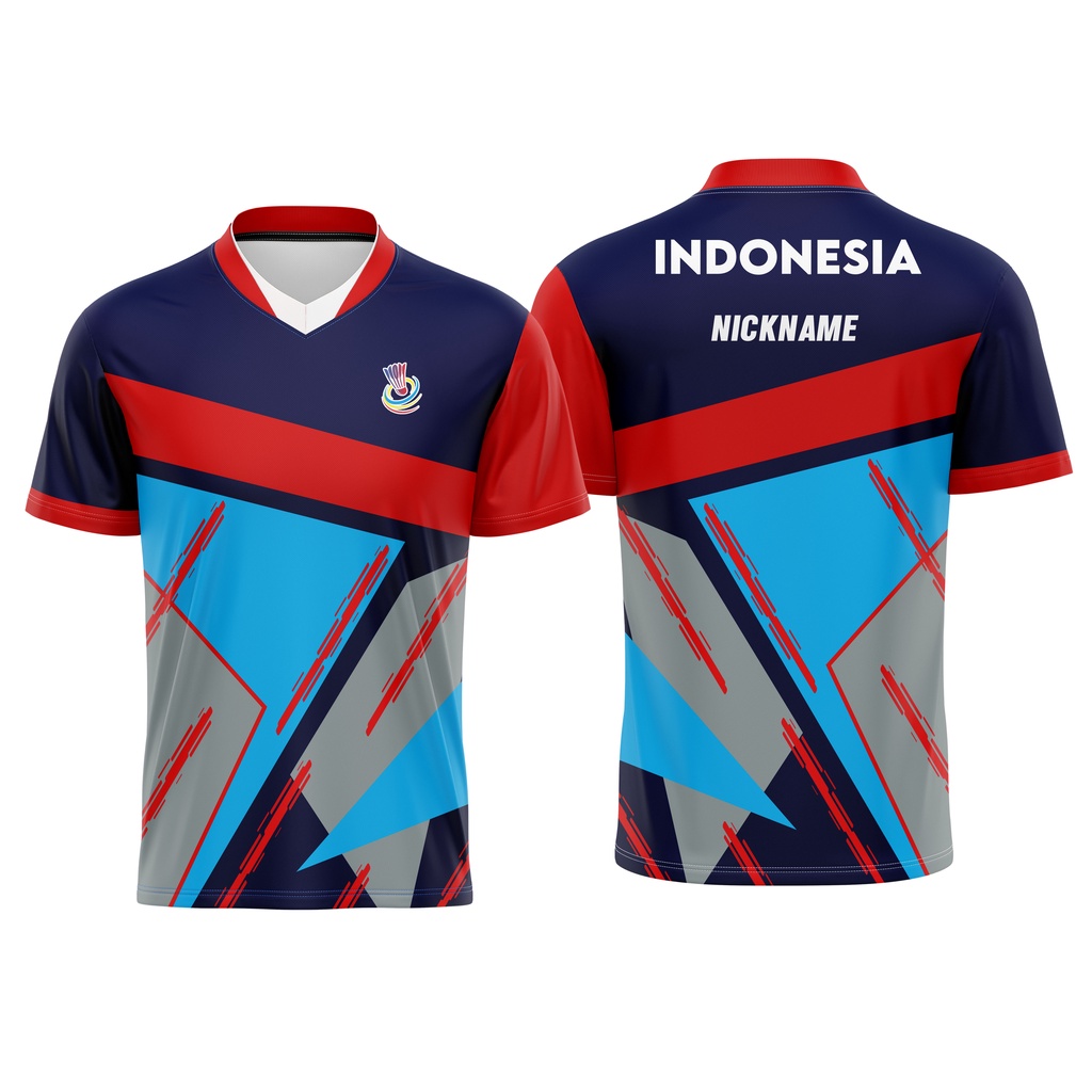 JERSEY BADMINTON SERIES 8 FREE NICKNAME BULU TANGKIS