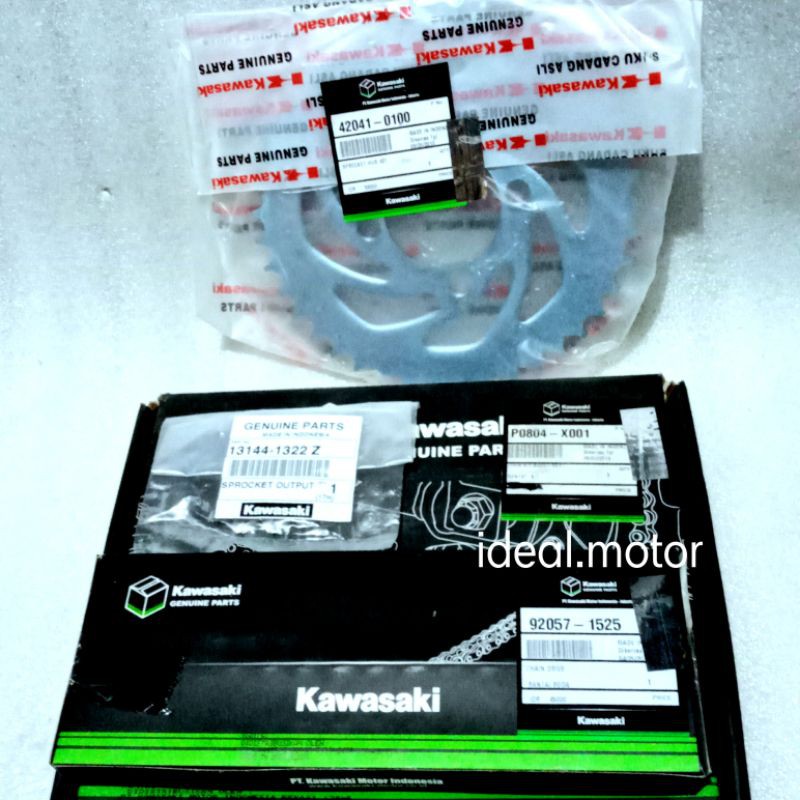 Chain Kit Gir Set Kawasaki Kaze Original P1005 0001