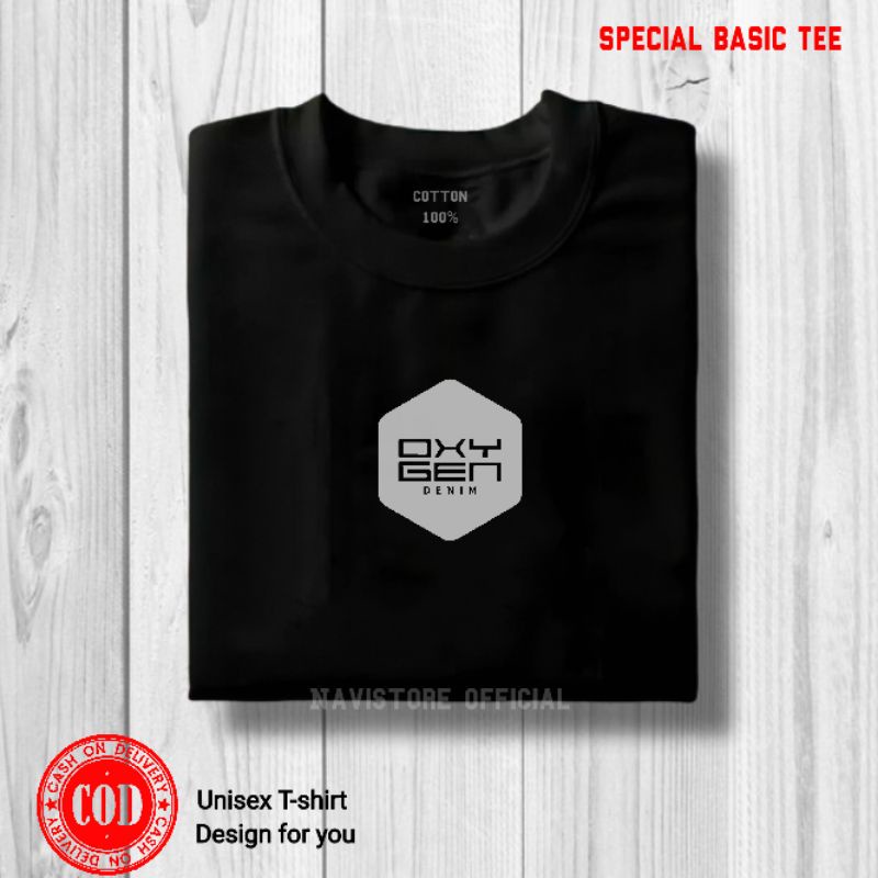 Baju Kaos Distro - Kaos Pria Wanita Lengan Pendek / BAHAN TEBAL / Kaos Cowok Cewek - Baju Oksigen Pr