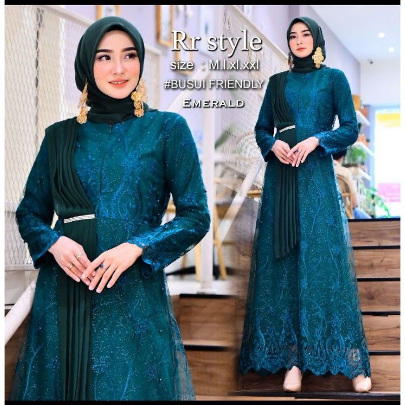 REAL PICT GAMIS AMANDA TULLE/GAMIS PESTA/GAMIS TERLARIS/GAMIS TERMURAH