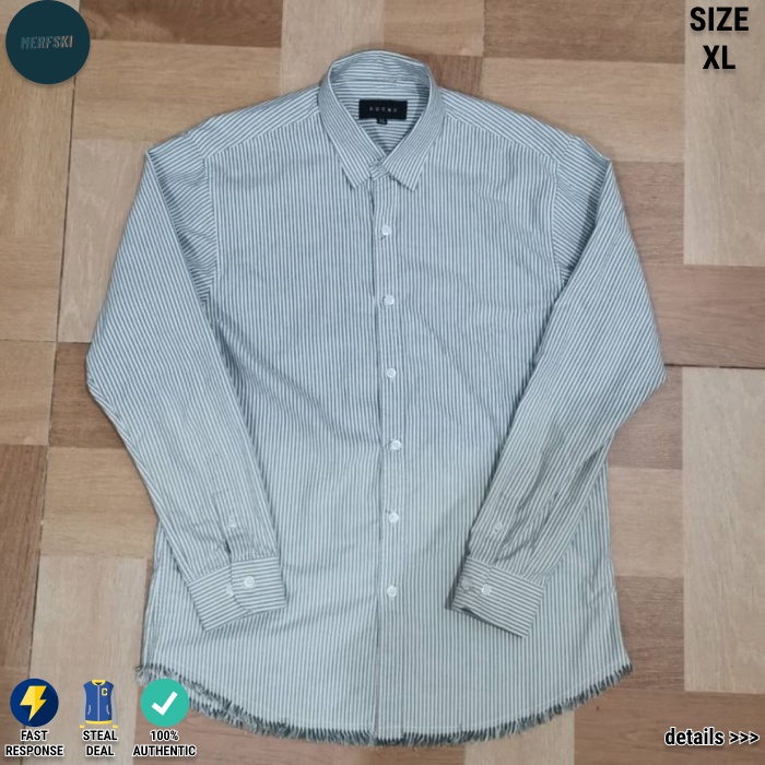 KEMEJA RUCAS RUCAS.CO GRADIENT OXFORD SHIRT SIZE XL