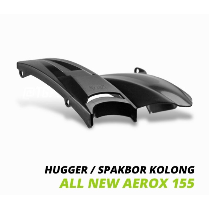 Hugger Spakbor Kolong Yamaha Aerox new-pnp 2020/2021 Aksesoris Variasi Aerox - new -BLACK-PNP