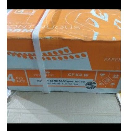 

Continuos Form 4 Ply Paperline/Sidu 9.5 x 11