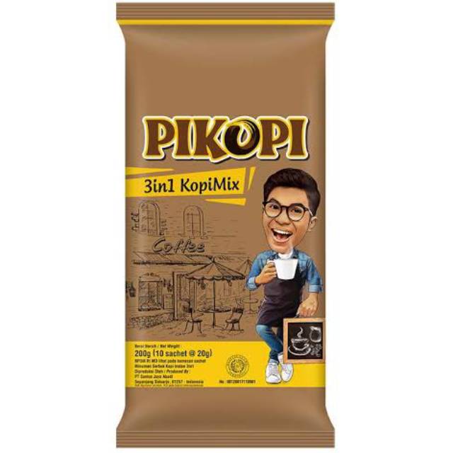 

Pikopi 3in1 Kopi Mix 10 x 20gr