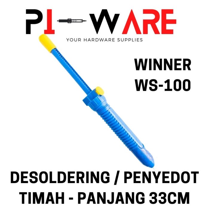 WINNER WS-100 Sedotan Timah Tin Sucker Penghisap Penyedot Timah 33cm