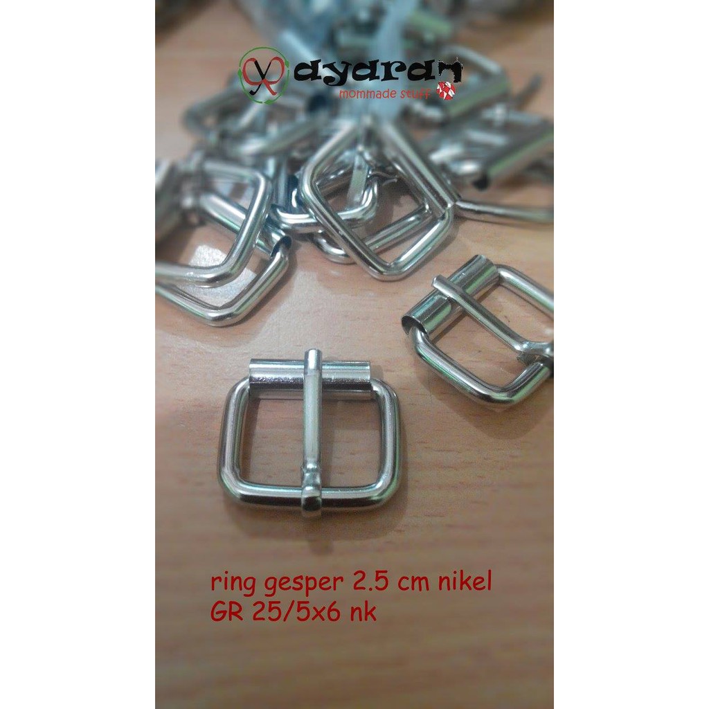Ring Gesper 2.5cm Nikel
