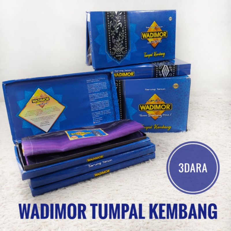 Sarung Wadimor Tumpal Kembang 3 Dara Tiga Dara Ecer Grosir SN