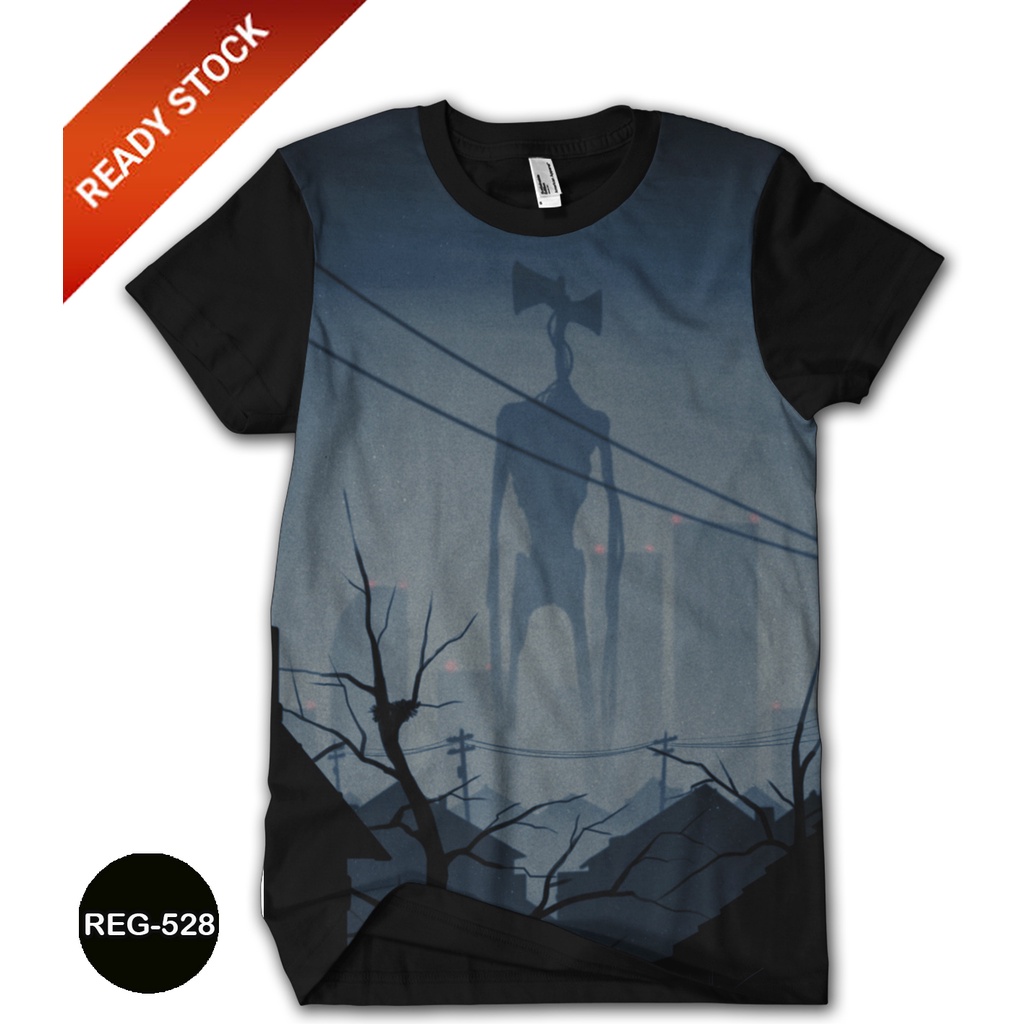 Baju Siren Head Baju DEWASA Anak Cowo 3D Serial Katun TV #REG-528