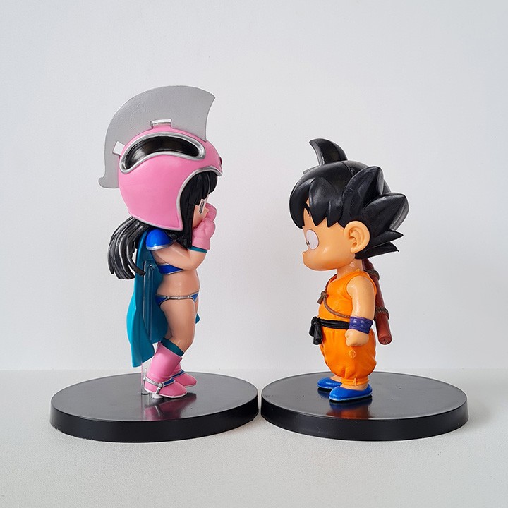 Dragon Ball Z Son Goku Chichi Set Figure Pajangan isi 2pcs