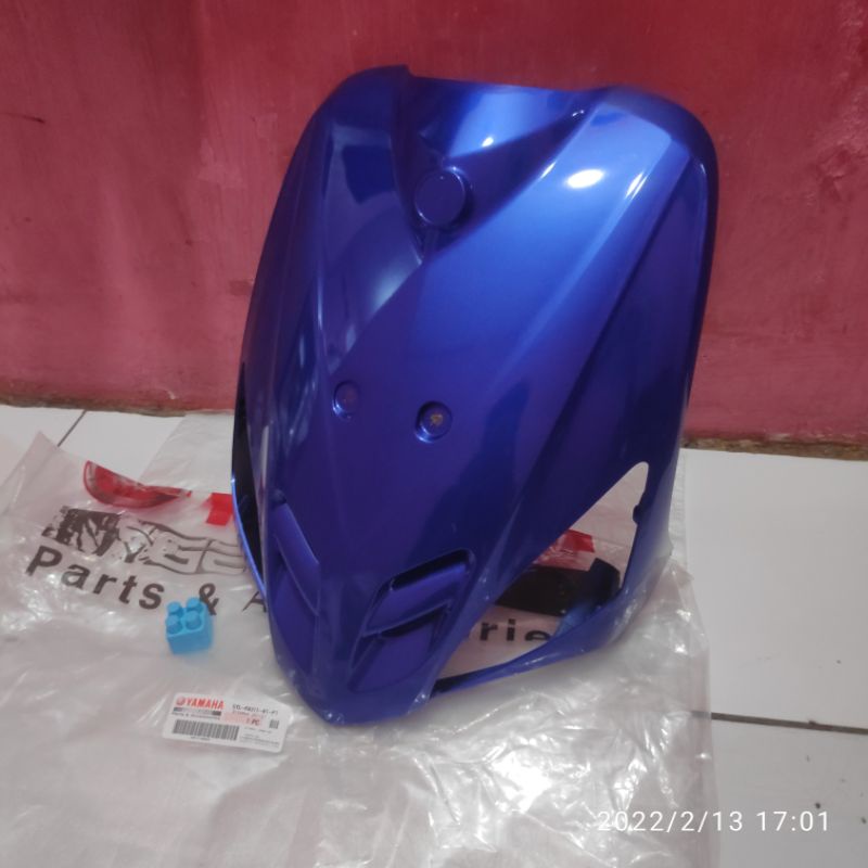 PANEL TAMENG DEPAN MIO LAMA SPORTY BIRU TUA ORIGINAL ORI YAMAHA