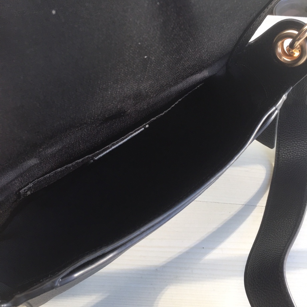 TAS SELEMPANG WANITA ch JESS MESSENGER BAG SIGNATURE SMALL BLACK 80614