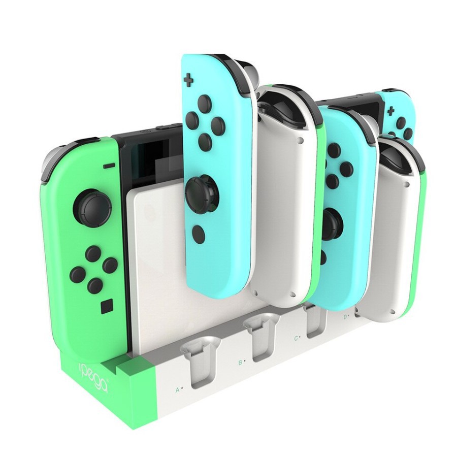 Charger nitendo switch joycon joy-con ipega 4 slot 1A usb 2.0 pg-9186a 9186