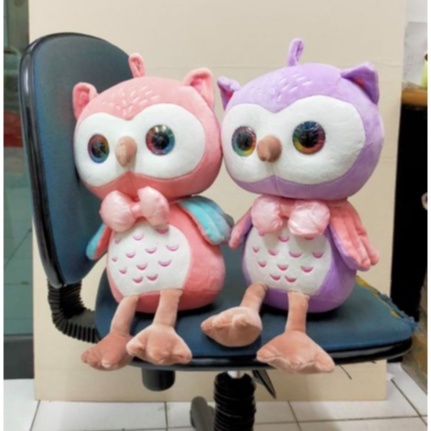 Boneka Burung Hantu Pita Size 12&quot;/38cm/boneka animal/boneka owl/boneka lucu