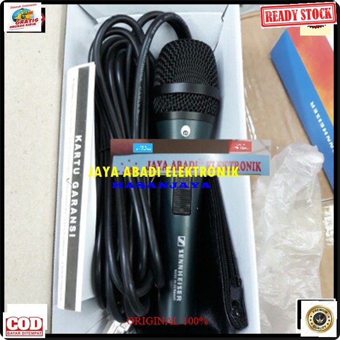 G118 SENNHEISER MIC KABEL BESI LEGENDARY DYNAMIC MIKROPHONE KARAOKE VOKAL AUDIO SOUND SYSTEM PENGERAS SUARA PRO PROFESIONAL LEGENDARIS TERBUAT DARI BESI BISA KESEGALA JENIS AUDIO TIDAK MENGANDUNG BATERAI LANGSUNG COLOKKAN SAJASUARA JERNIH ENAK DIDENGAR