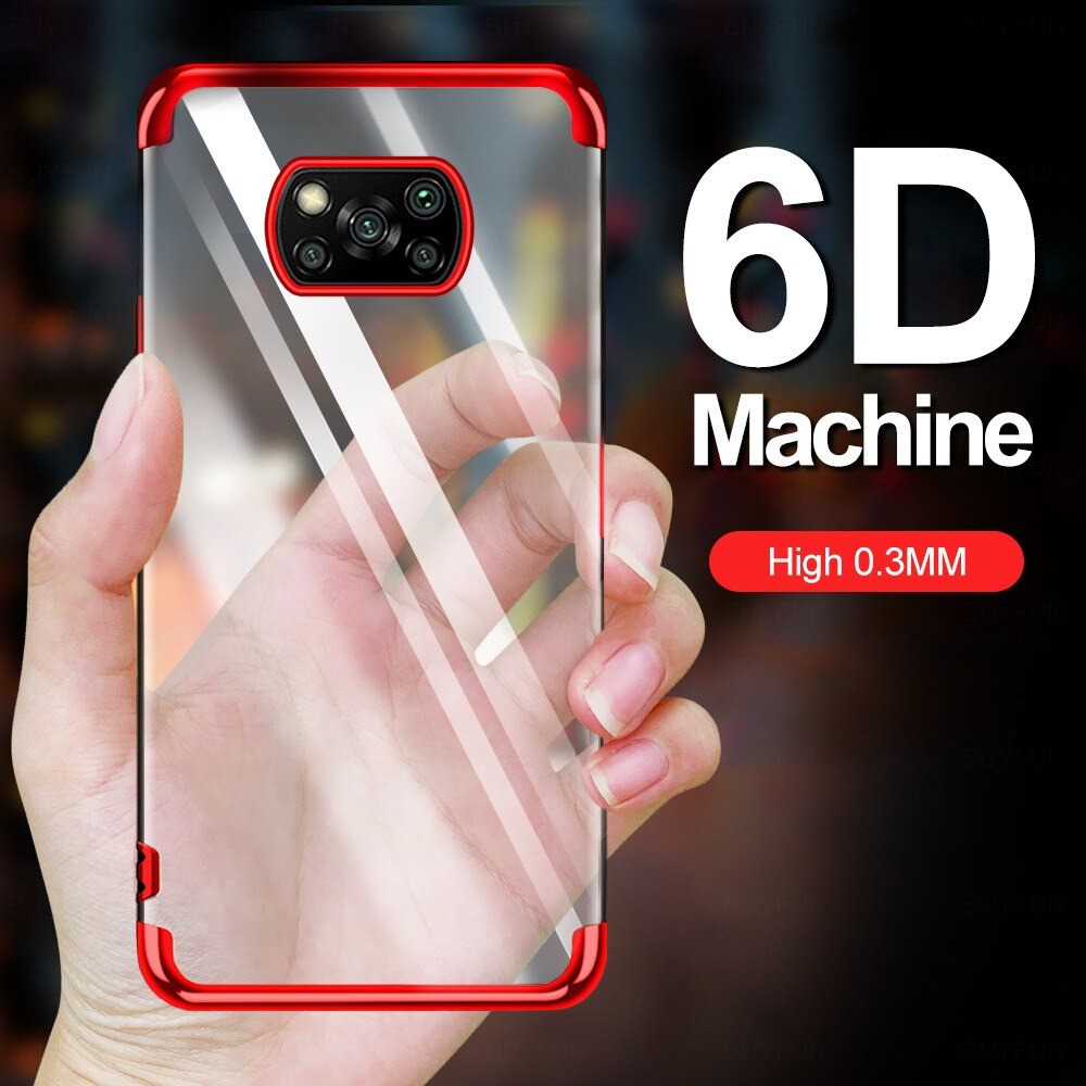 Soft Jelly Plating Case Xiaomi Poco X3 NFC