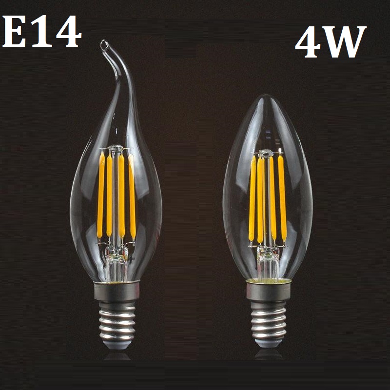 MQ LAMPU LED Filamen 4 watt Edison 4w / Filament LED 4 w bulb 4watt e27 ST64 G45 C35 2W