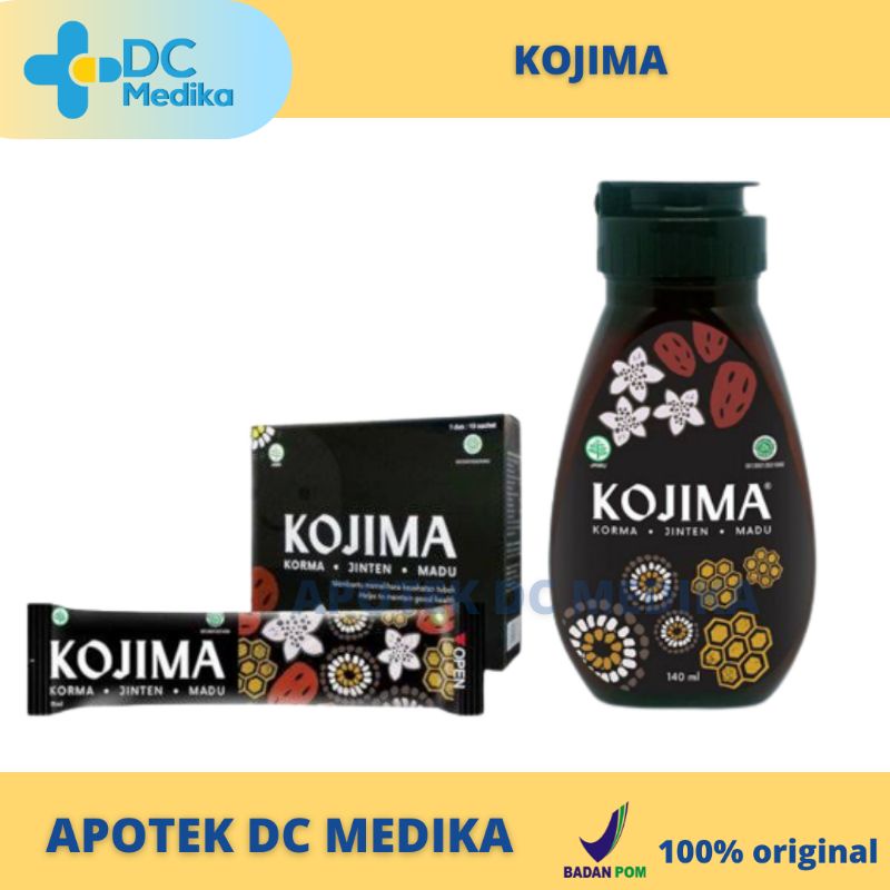 Kojima / Korma Jinten Madu / Habbatussauda / Daya Tahan Tubuh Pria / Sachet / 100 ML