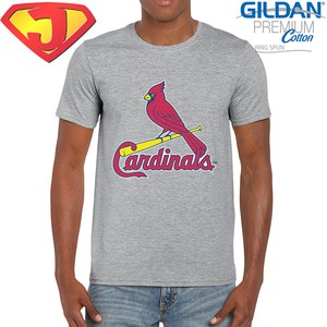 Kaos Baseball - St. Louis Cardinals - Original Gildan Premium Cotton