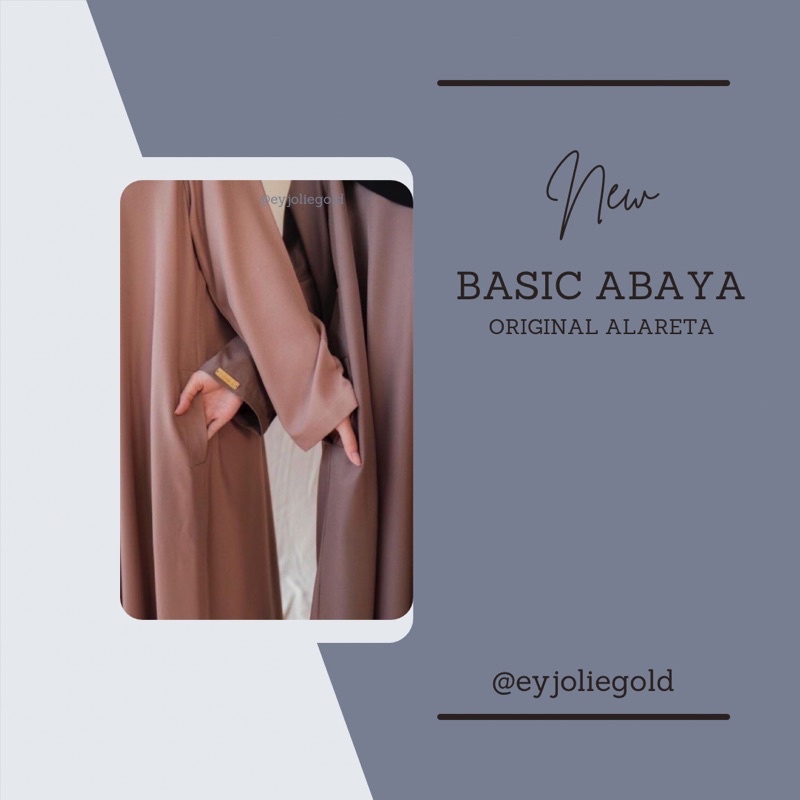 Basic Abaya Alareta.id |Original