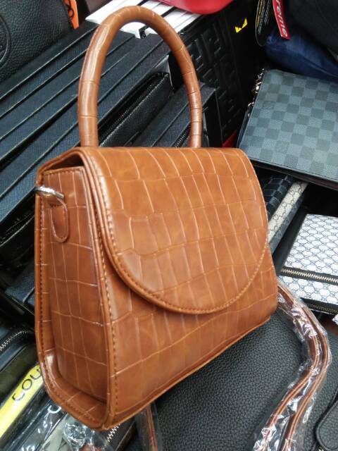 Tas original premium fashion lokal croco