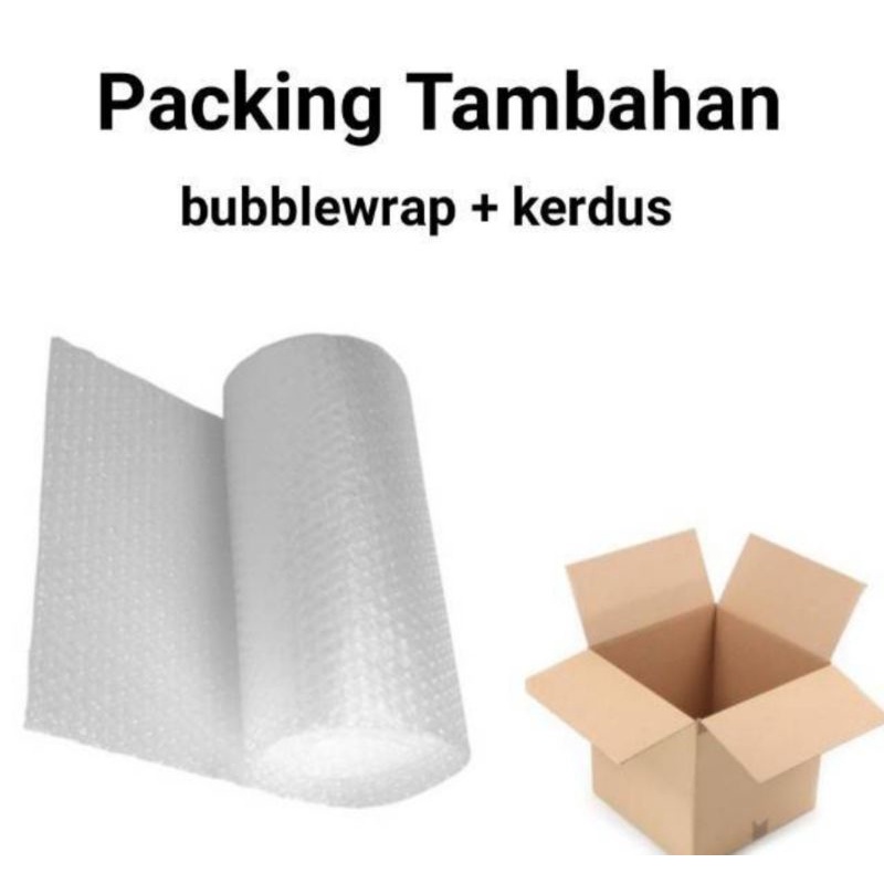 

Packing tambahan Kardus+Bubblewarp