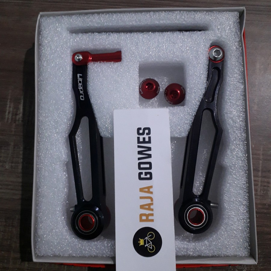 REM V-BRAKE LITEPRO LONG ARM BLACK RED