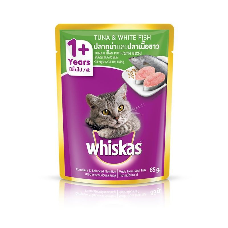 Whiskas Wet Pouch 80gr - Whiskas Junior Saset - Whiskas Tuna Pouch - Makanan Basah Kucing Whiskas