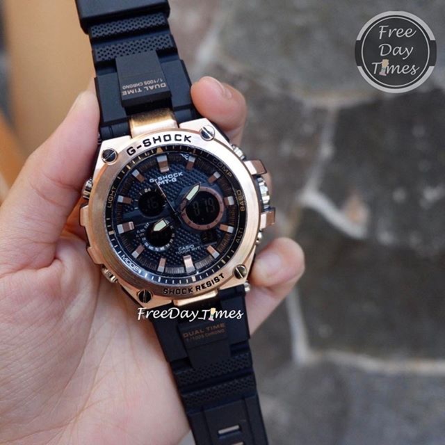Gshock tough solar rose gold