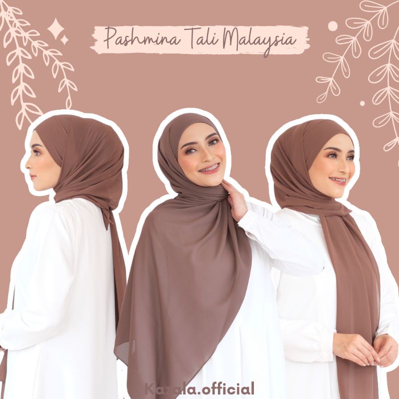 pashmina instan malaysia / pashmina tali malaysia / pashmina melayu / ceruty babydoll - by Kazala Of